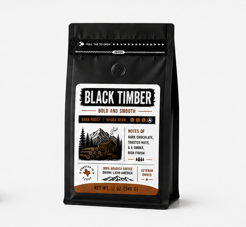 BLACK TIMBER - Dark Roast, Full, & Smoky