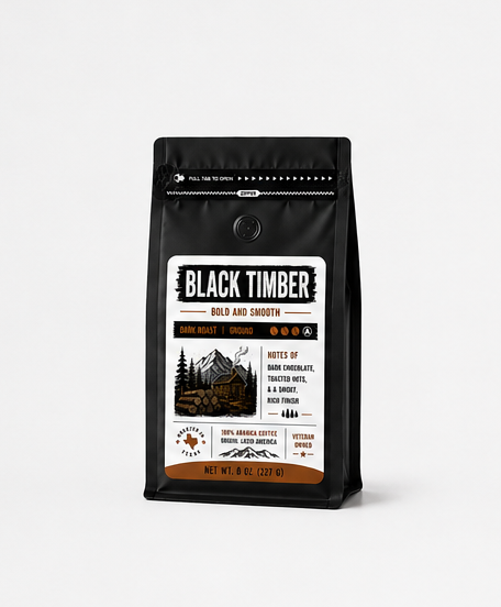 BLACK TIMBER - Dark Roast, Full, & Smoky