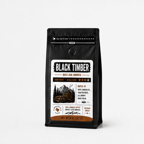 BLACK TIMBER - Dark Roast, Full, & Smoky