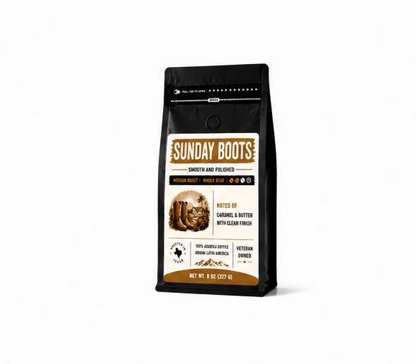 SUNDAY BOOTS - Medium roast, mellow caramel sweetness