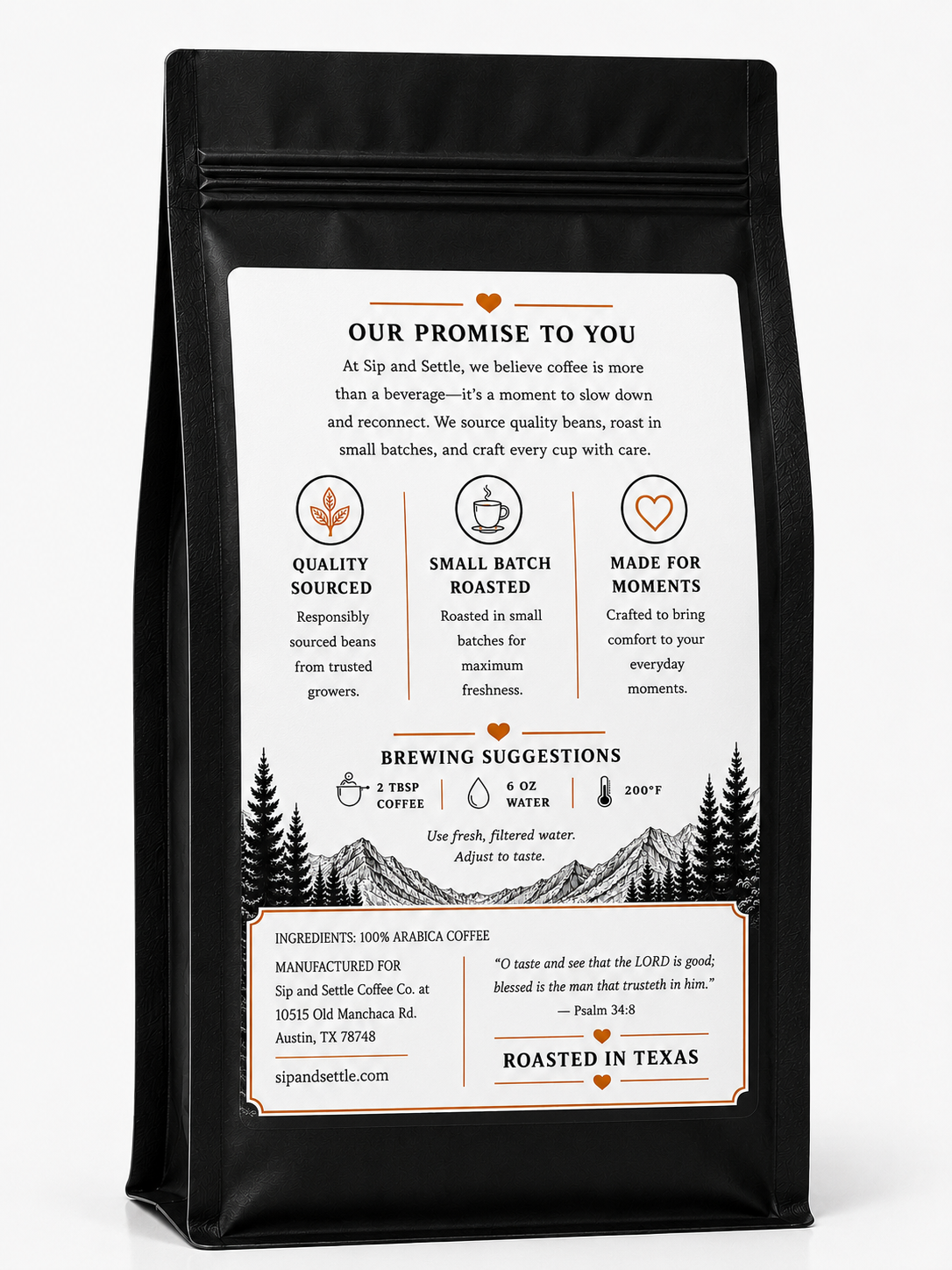 BLACK TIMBER - Dark Roast, Full, & Smoky